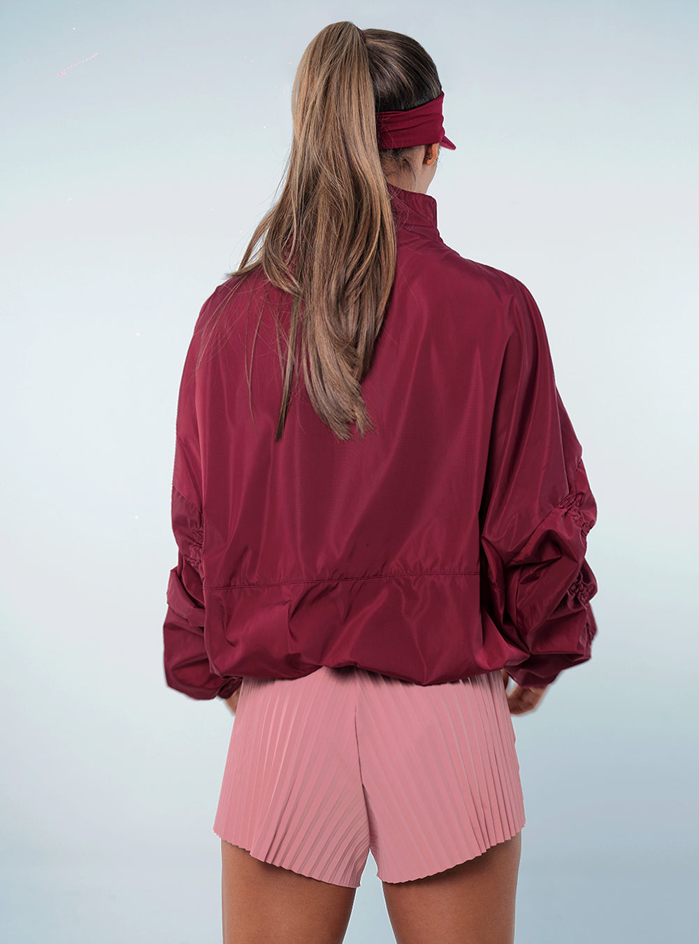 CHAQUETA CORTAVIENTOS VINO