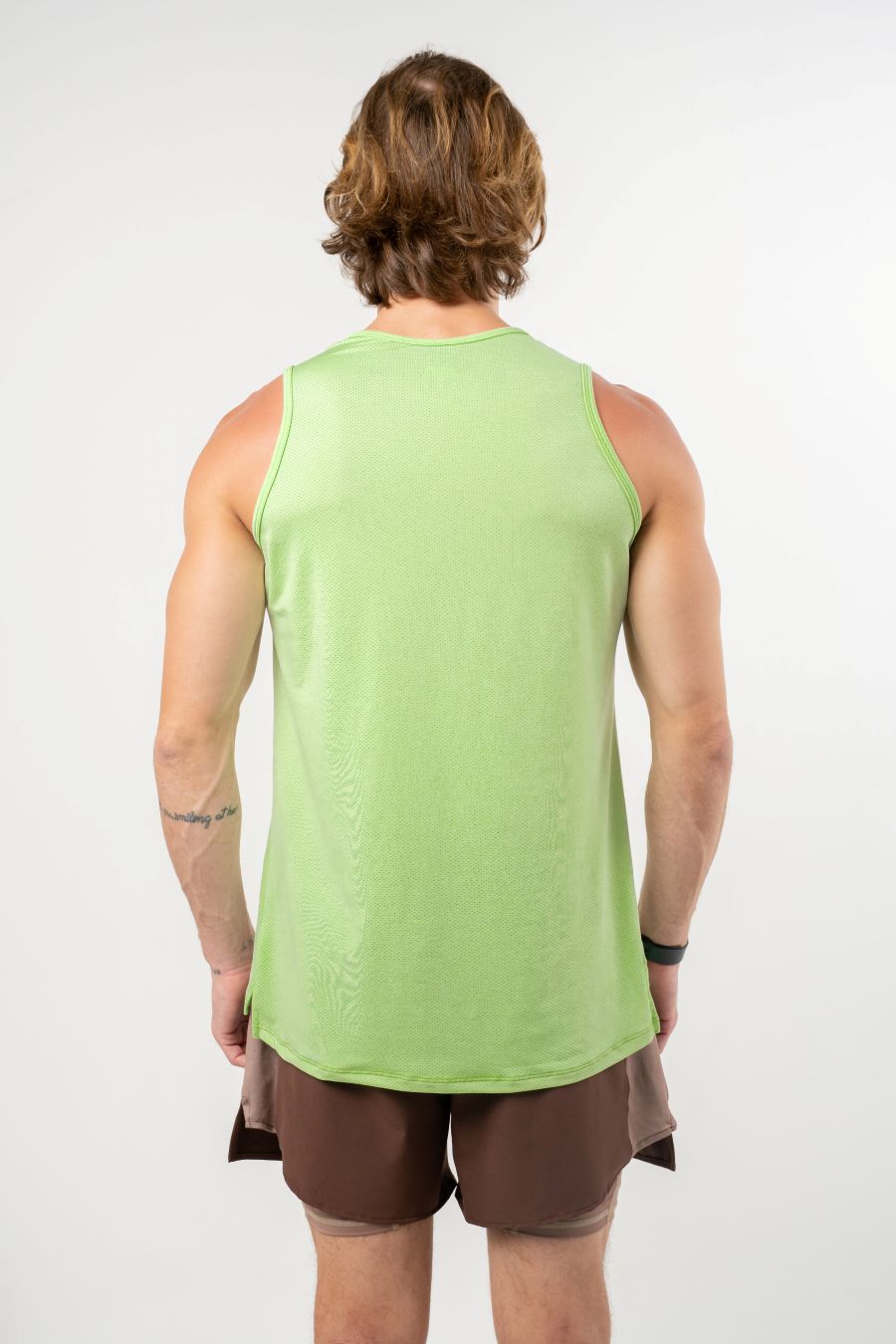 CAMISILLA RUNNING NEON GREEN