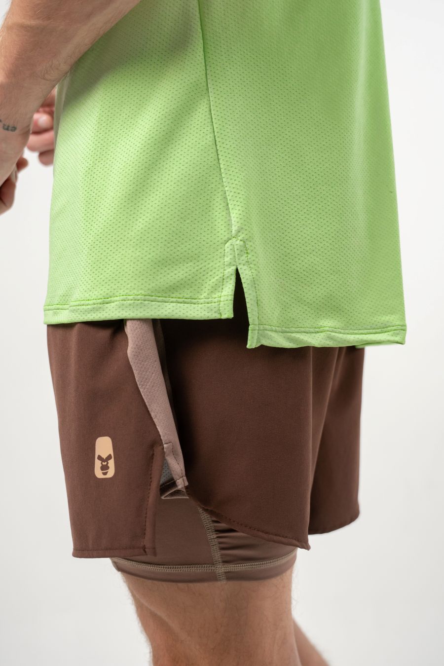 CAMISILLA RUNNING NEON GREEN