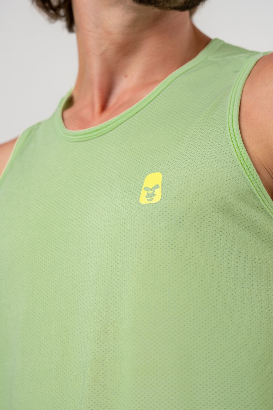 CAMISILLA RUNNING NEON GREEN