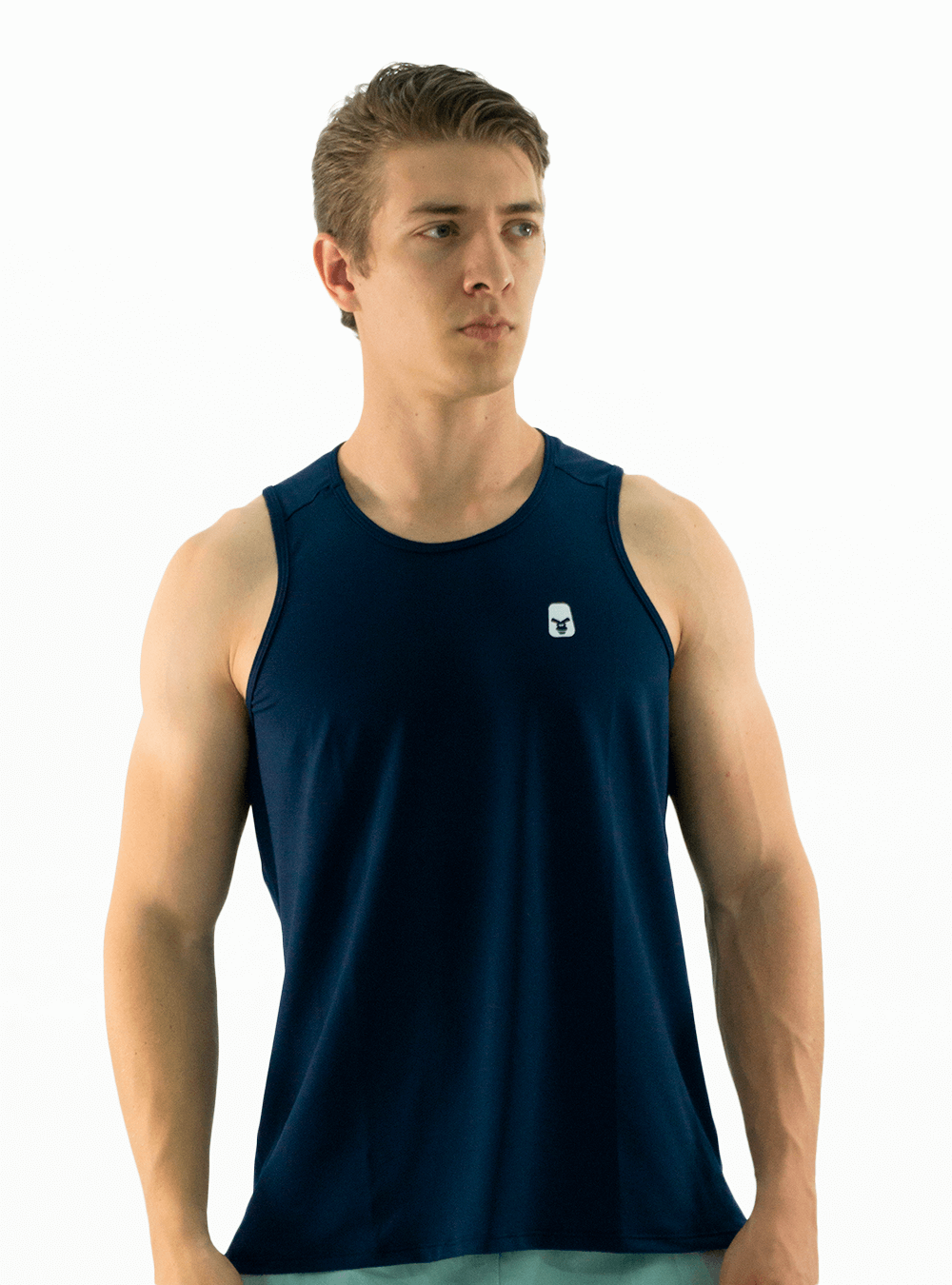 CAMISILLA RUNNING AZUL OSCURO
