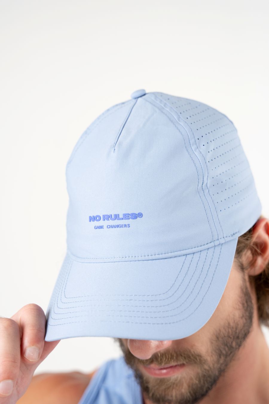 NO RULES DRY FIT CAP BABY BLUE