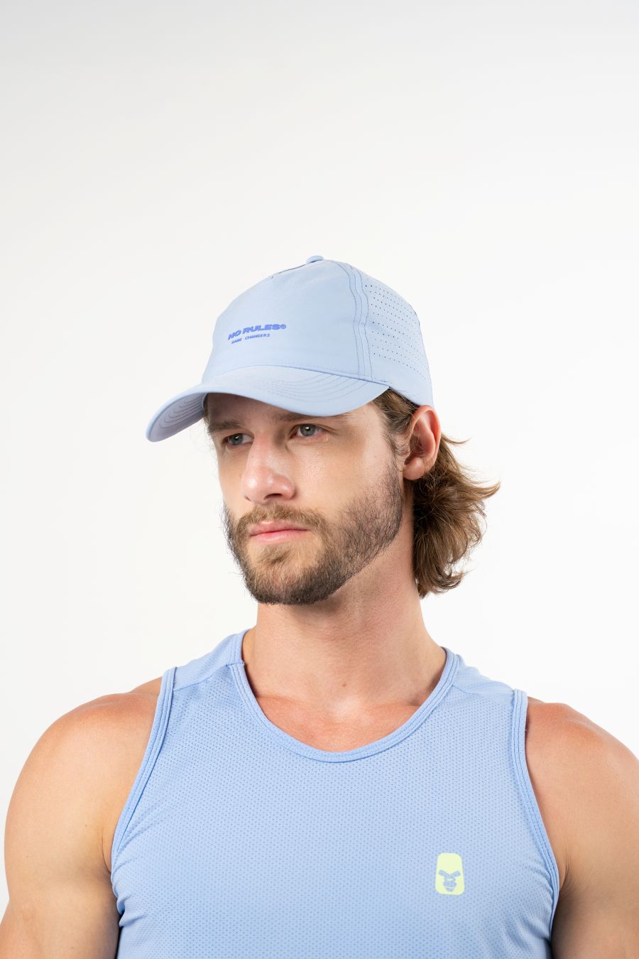NO RULES DRY FIT CAP BABY BLUE