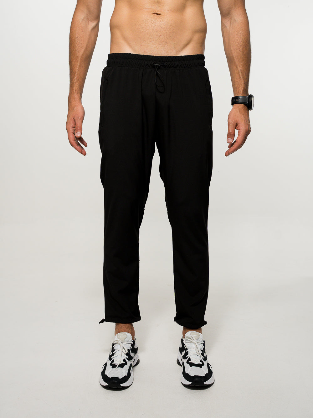Jogger Casual Logo 3D Hombre Negro
