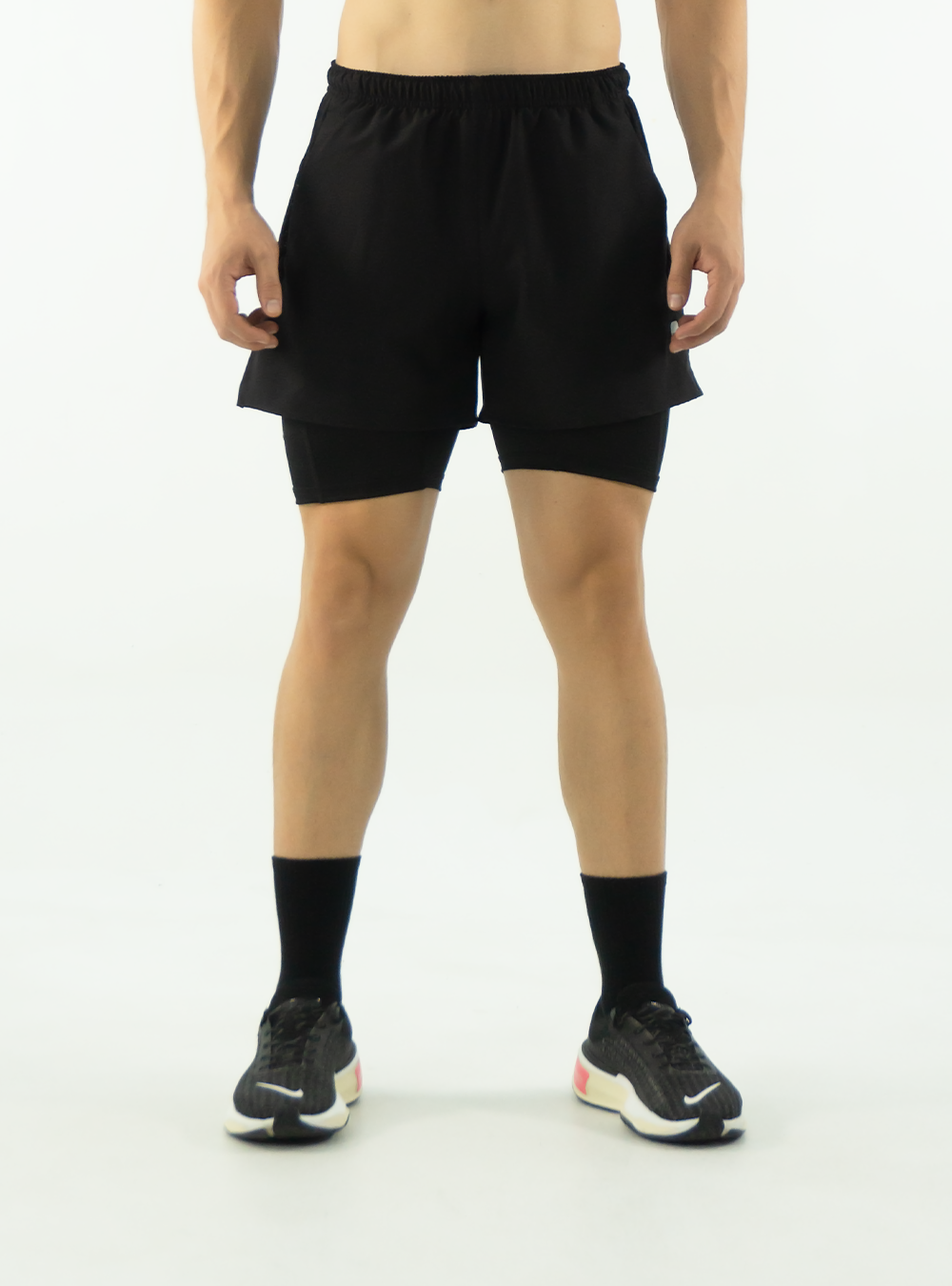 PANTALONETA RUNNING NEGRA UNISEX