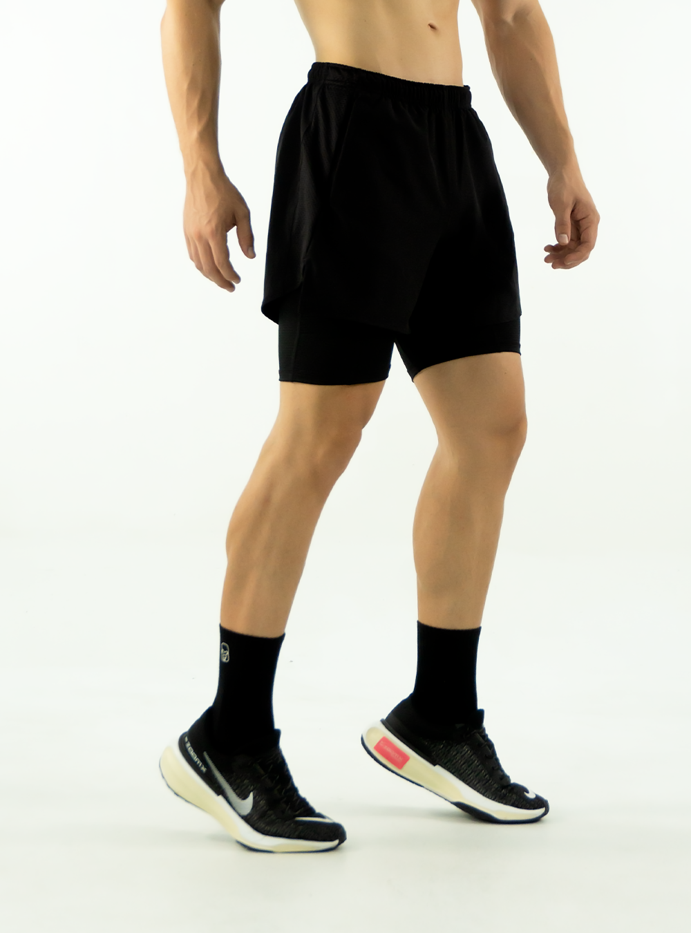 PANTALONETA RUNNING NEGRA UNISEX