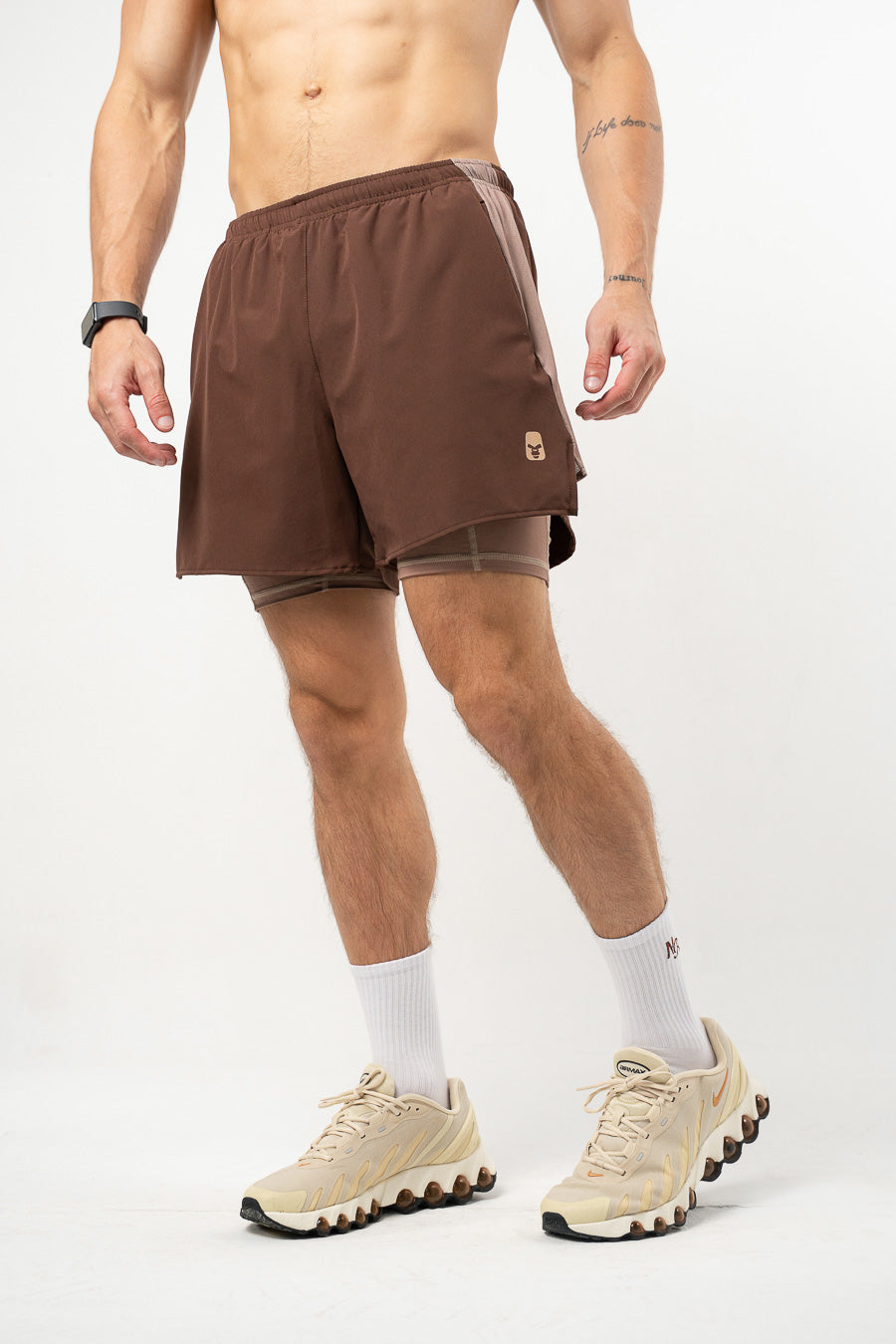 Short Running Chocolate - Hombre