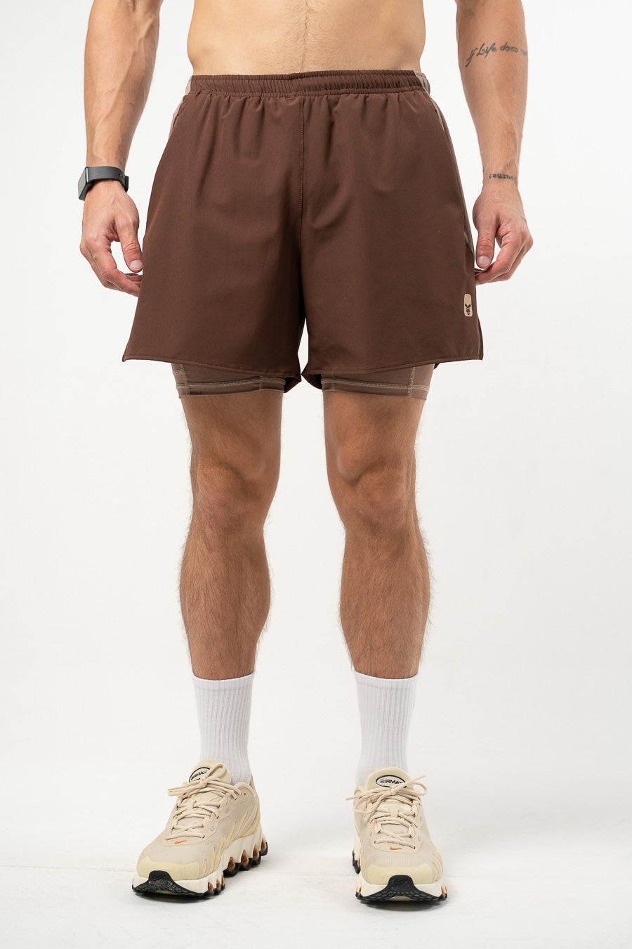 Short Running Chocolate - Hombre