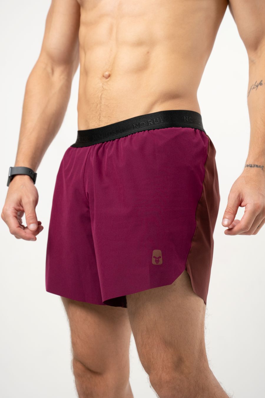 Short Running Pro Retro Berenjena