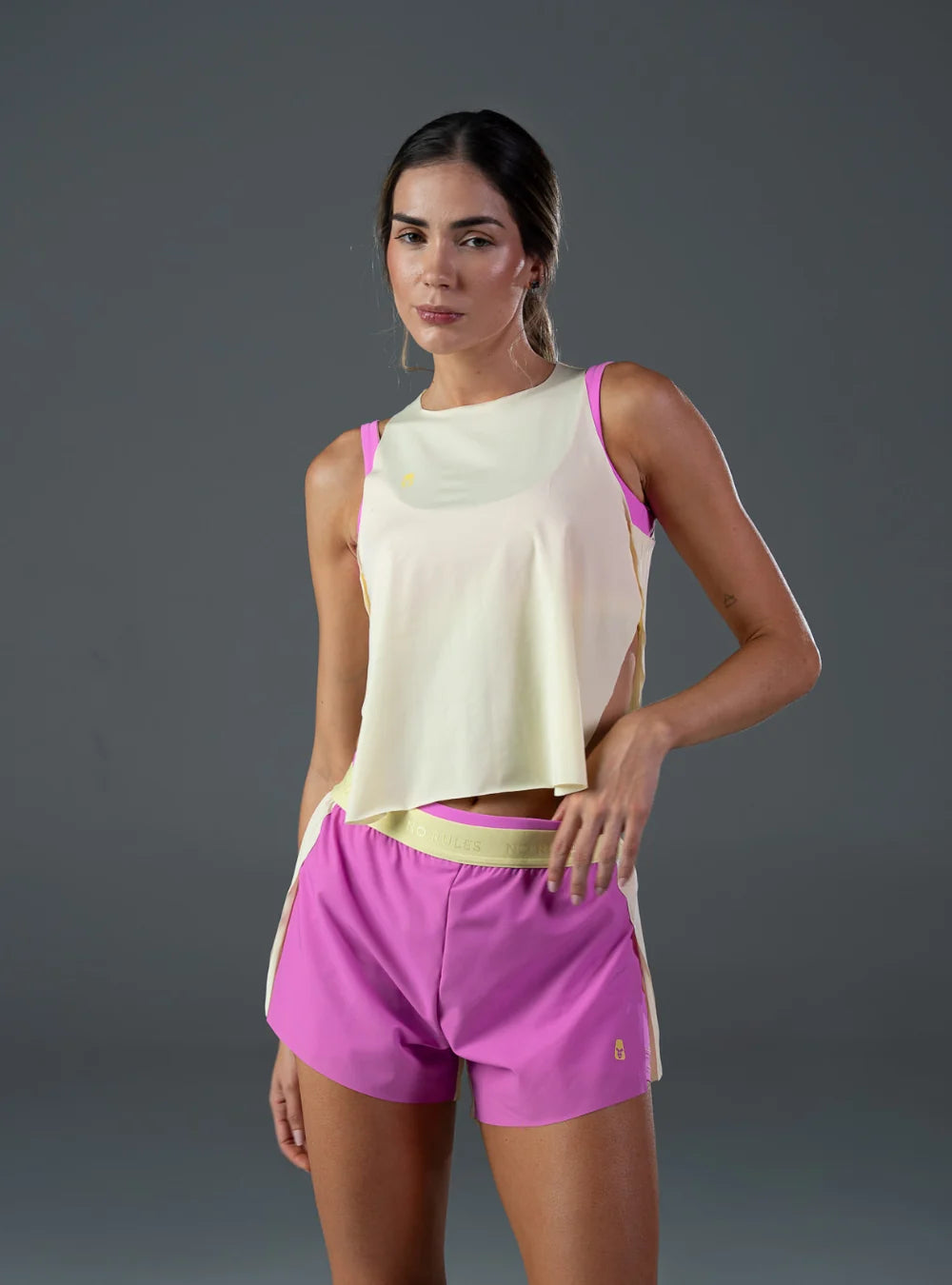 Conjunto Pleat Butter-Pink Blush