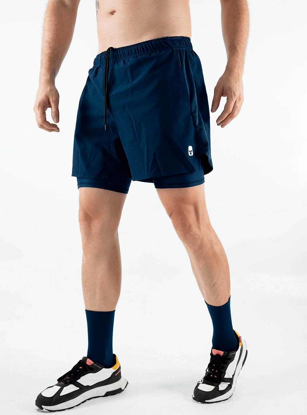 SHORT RUNNING AZUL OSCURO