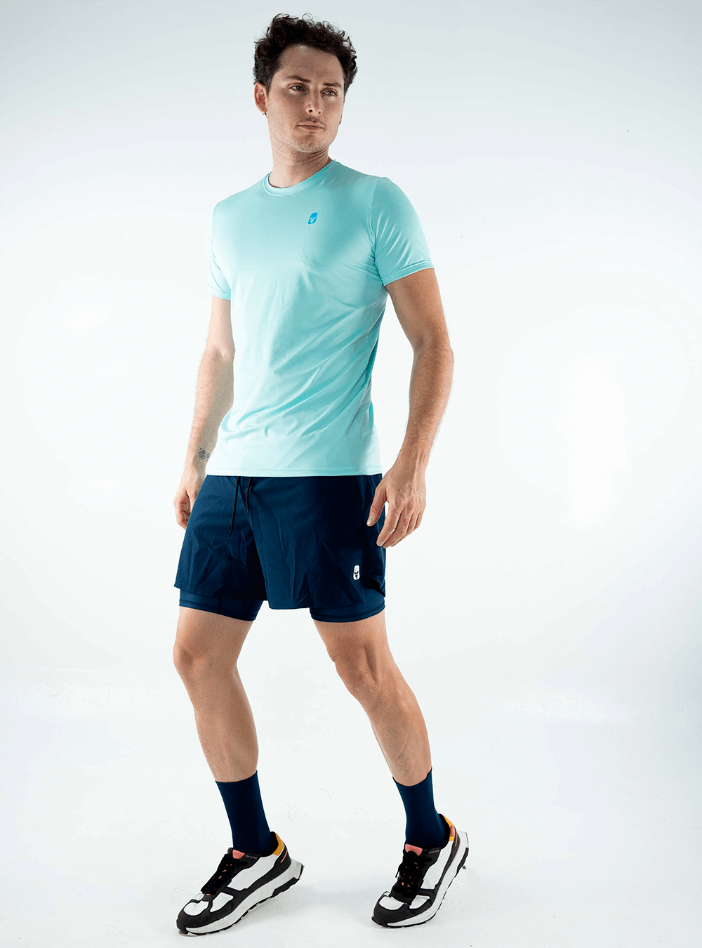 SHORT RUNNING AZUL OSCURO