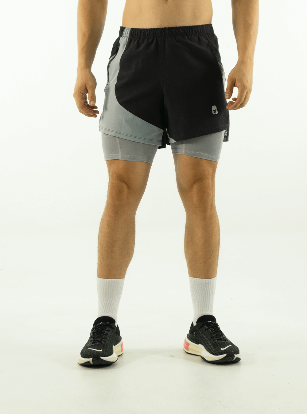 SHORT RUNNING GRIS OSCURO 2.0 -  HOMBRE