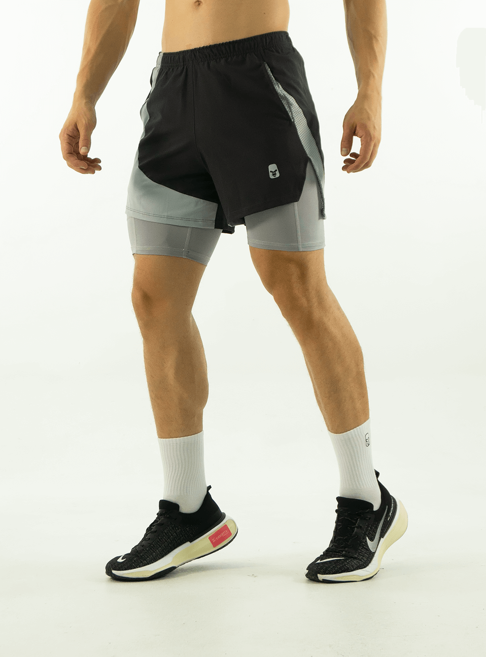 SHORT RUNNING GRIS OSCURO 2.0 -  HOMBRE