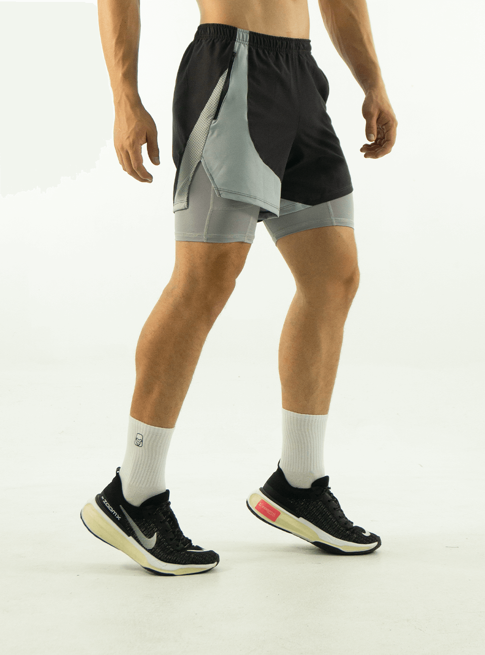 SHORT RUNNING GRIS OSCURO 2.0 -  HOMBRE