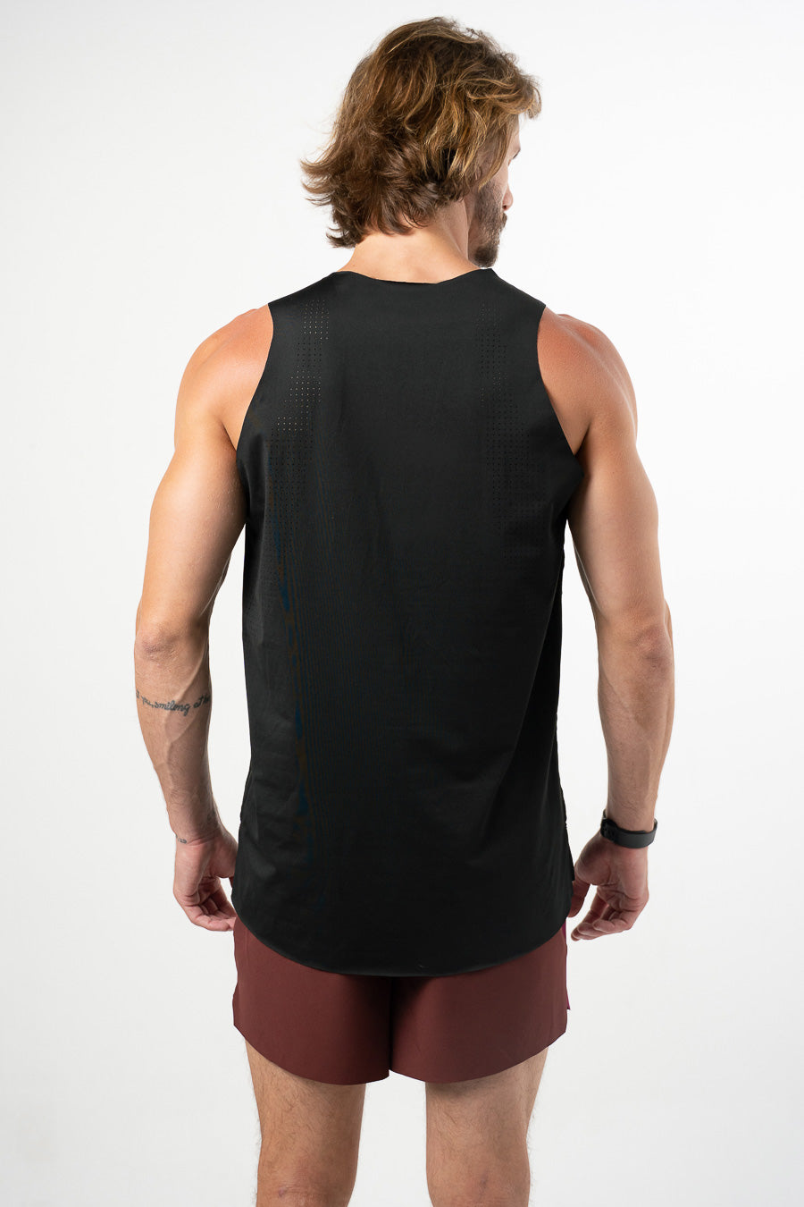 Musculosa Seamless Force Men  Negro