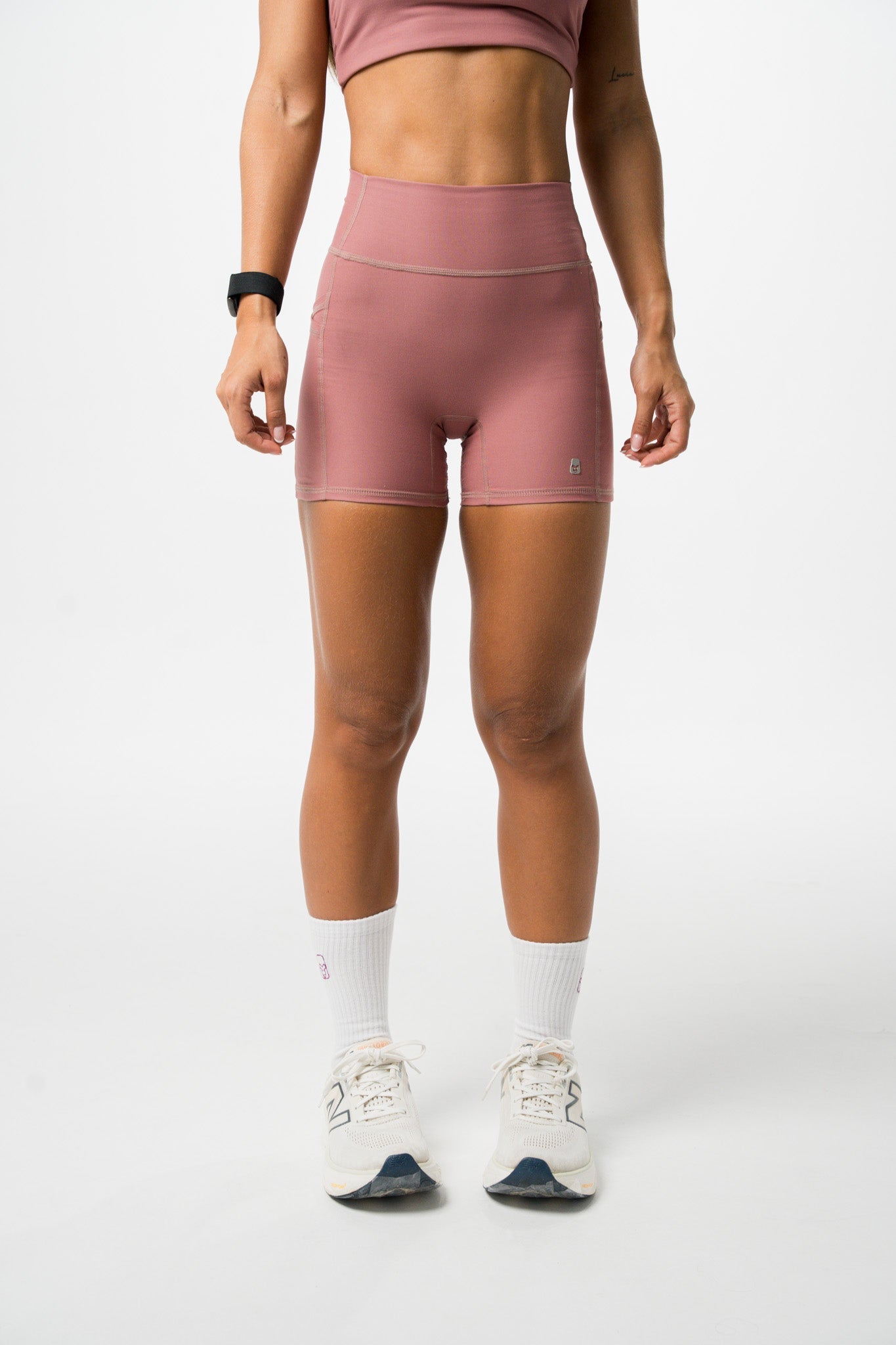Short Pretina Alta Berry