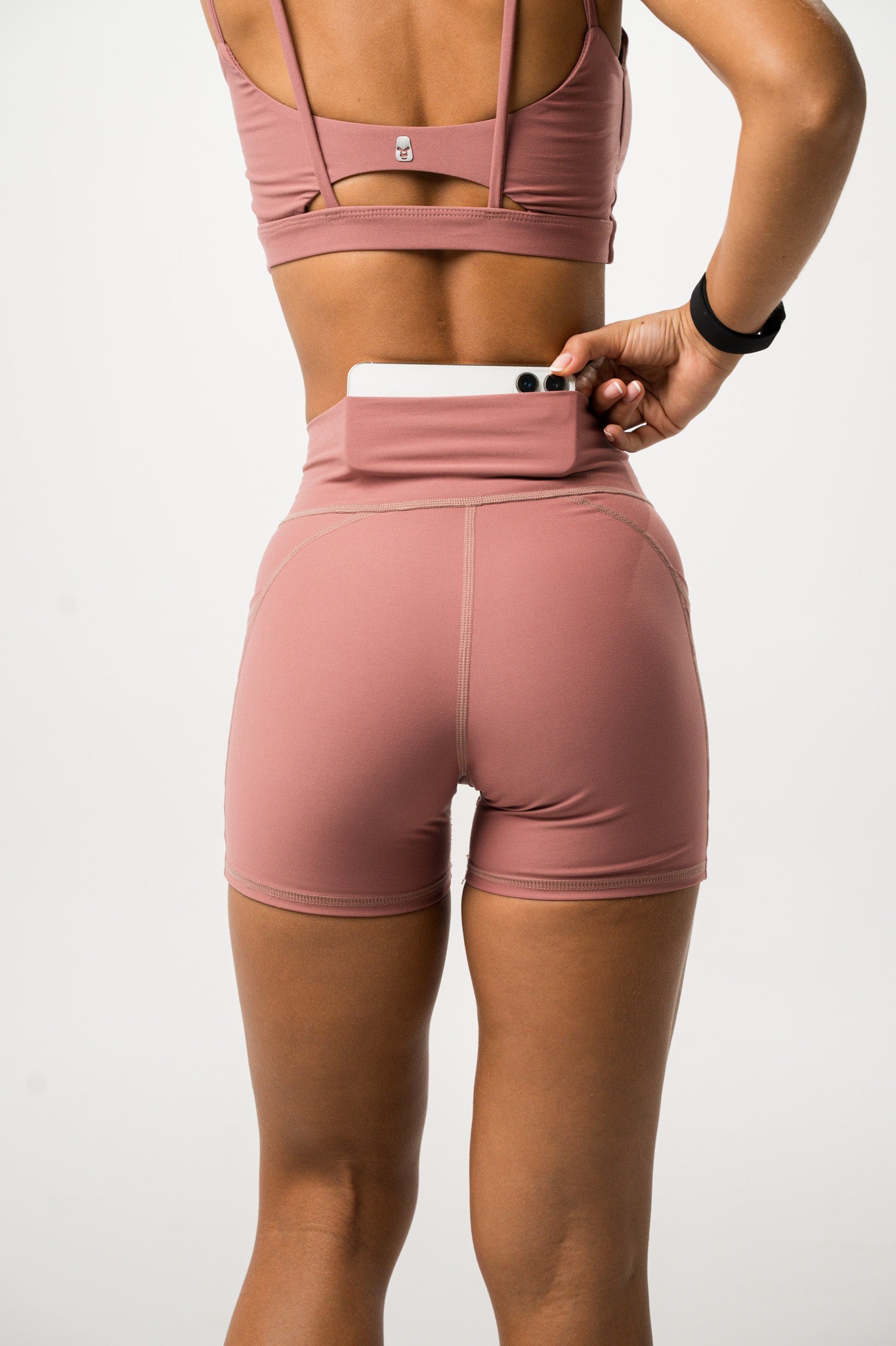Short Pretina Alta Berry
