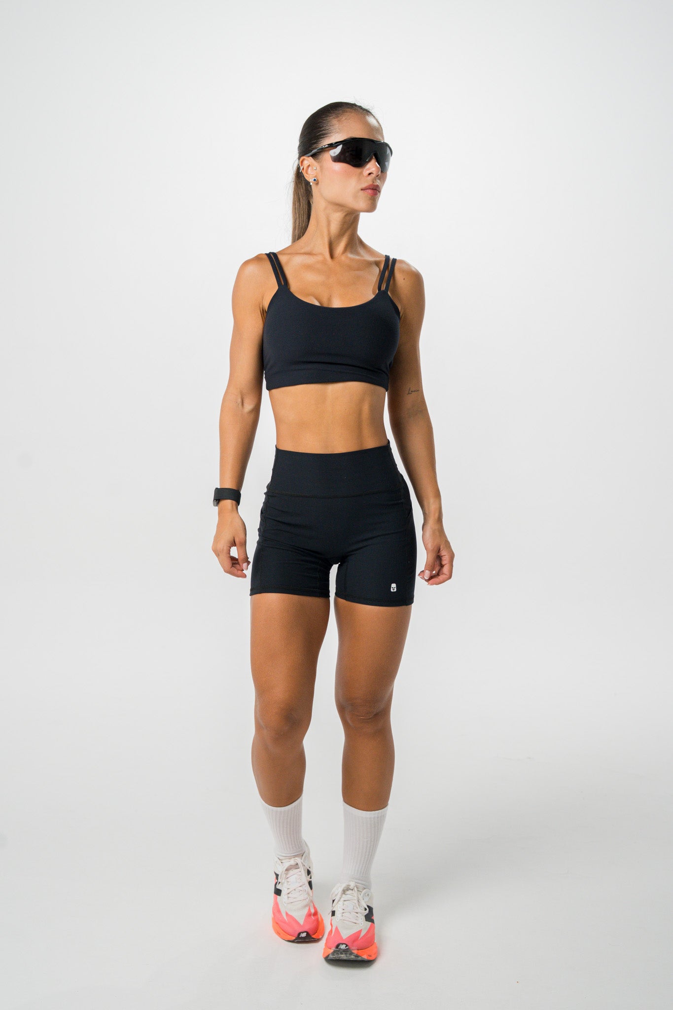 Short Pretina Alta Negro