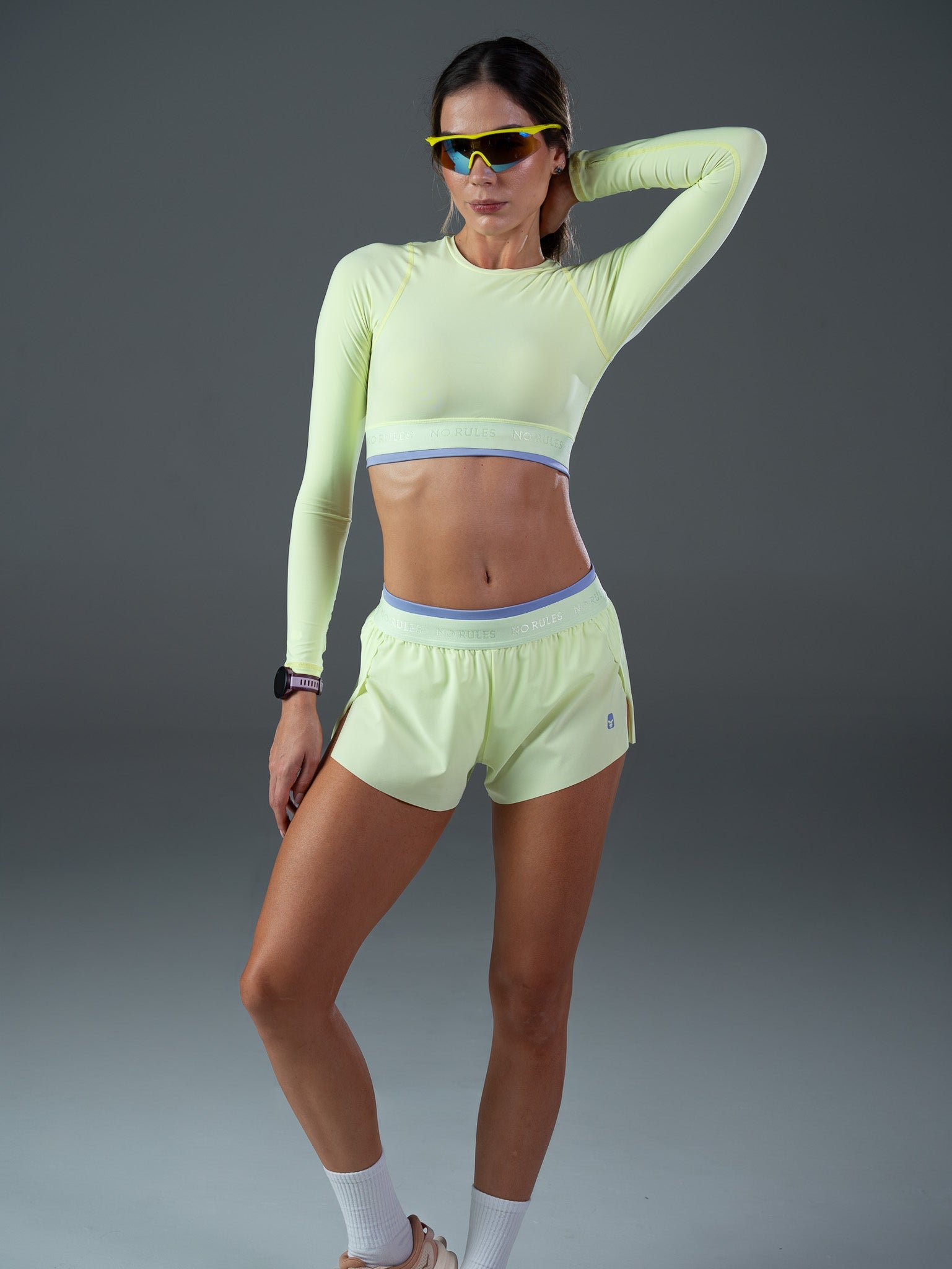 Short Running Performance Neon Green