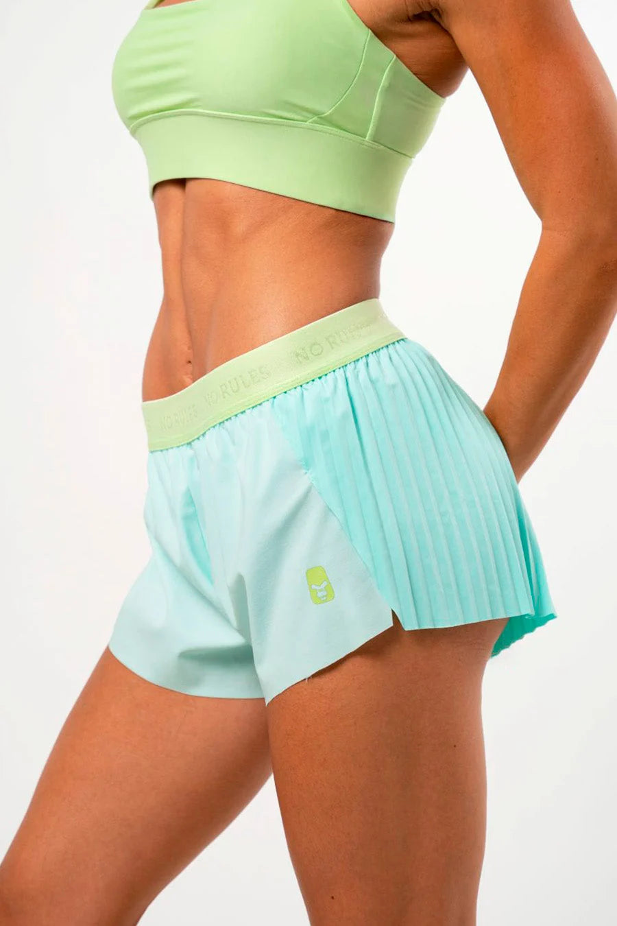 Conjunto Running Pleat Aqua Light