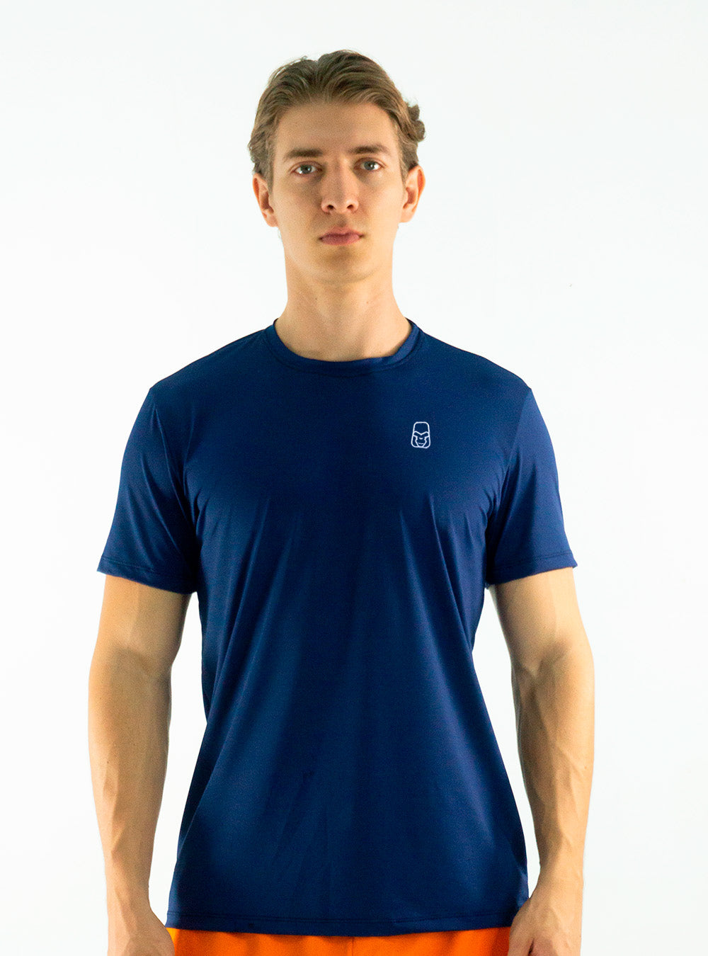 Remera Tela Fria basica azul oscuro