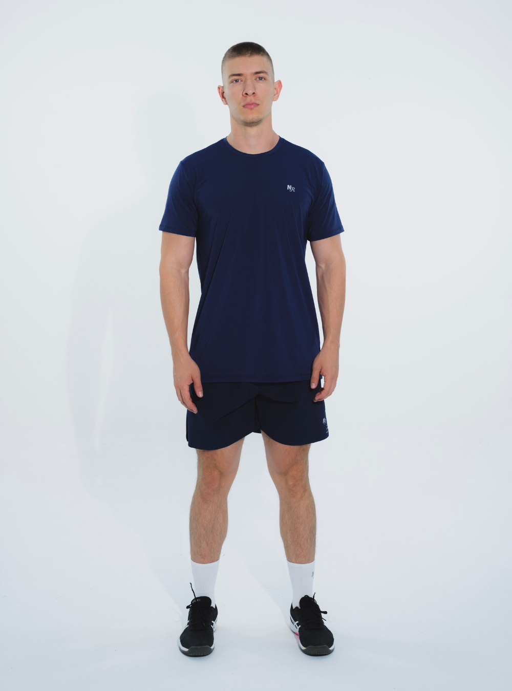 Remera Tela Fria TechFit Azul Oscuro