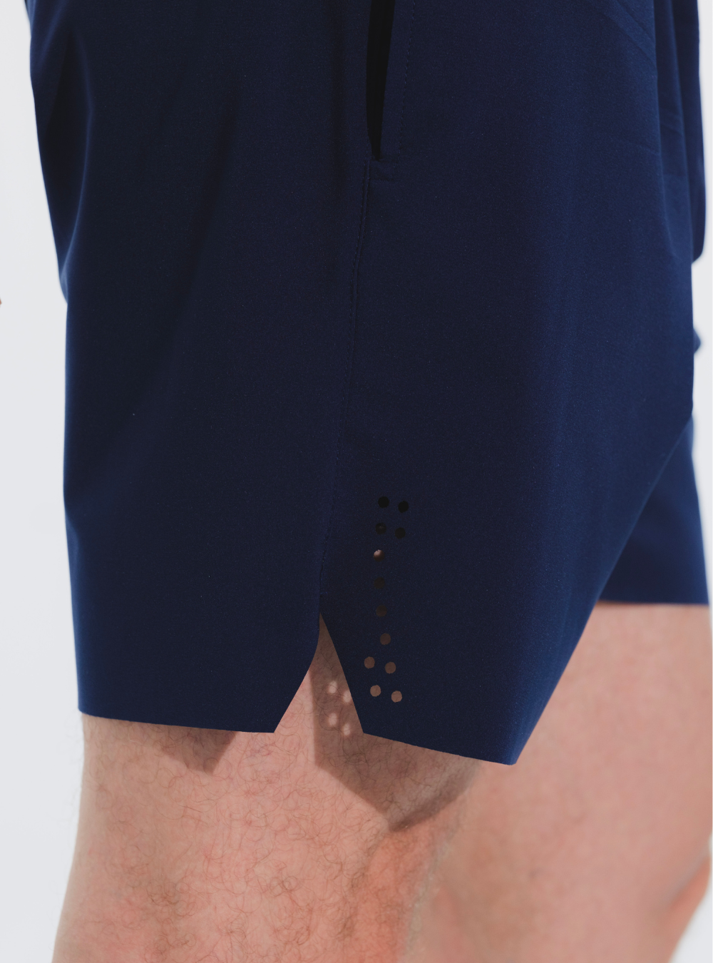 Short Laser Edge Azul Oscuro