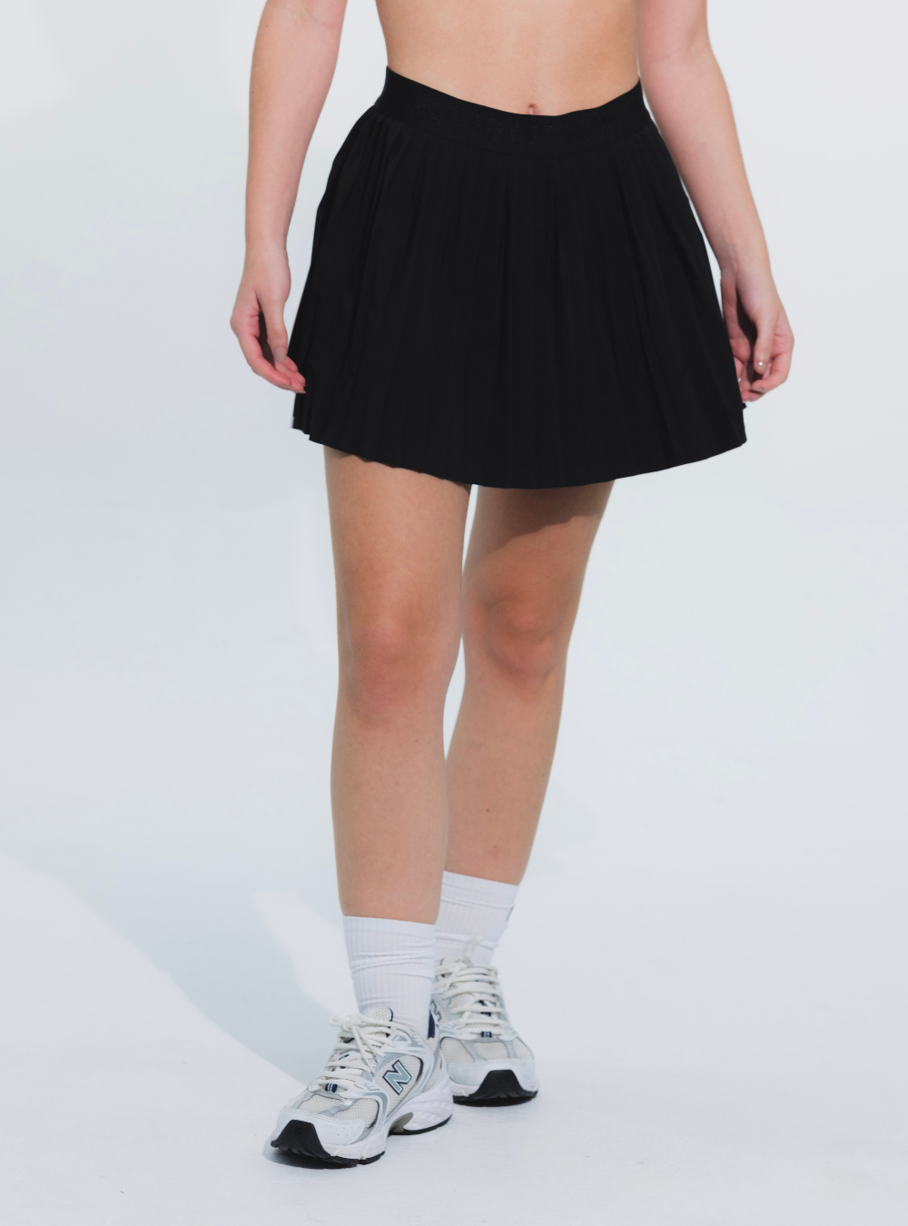 Pleat Skirt Negra
